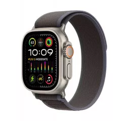 Смарт-часы Apple Watch Ultra 2 GPS + Cellular 49mm Titanium Case with Blue/Black Trail Loop - S/M (MRF53)