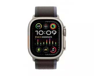Смарт-часы Apple Watch Ultra 2 GPS + Cellular 49mm Titanium Case with Blue/Black Trail Loop - S/M (MRF53)