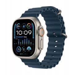 Смарт-часы Apple Watch Ultra 2 GPS + Cellular 49mm Titanium Case with Blue Ocean Band (MREG3)