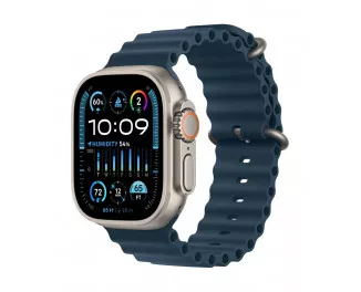 Смарт-часы Apple Watch Ultra 2 GPS + Cellular 49mm Titanium Case with Blue Ocean Band (MREG3)