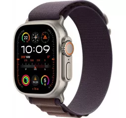 Смарт-часы Apple Watch Ultra 2 GPS + Cellular 49mm Titanium Case with Indigo Alpine Loop - Medium (MRET3)