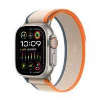 Смарт-часы Apple Watch Ultra 2 GPS + Cellular 49mm Titanium Case with Orange/Beige Trail Loop - S/M (MRF13)