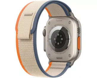Смарт-часы Apple Watch Ultra 2 GPS + Cellular 49mm Titanium Case with Orange/Beige Trail Loop - S/M (MRF13)