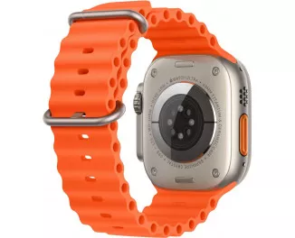 Смарт-часы Apple Watch Ultra 2 GPS + Cellular 49mm Titanium Case with Orange Ocean Band (MREH3)