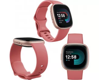 Смарт-годинник Fitbit Versa 4 Pink Sand/Copper Rose (FB523RGRW)