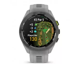 Смарт-часы GARMIN Approach S70 42mm B. Ceramic Bezel w. Powder Gray S. Band (010-02746-01/11)
