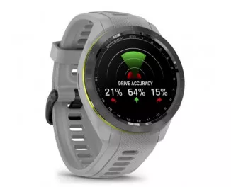 Смарт-часы GARMIN Approach S70 42mm B. Ceramic Bezel w. Powder Gray S. Band (010-02746-01/11)