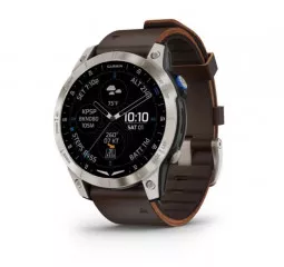 Смарт-часы GARMIN D2 Mach 1 Aviator Smartwatch with Oxford Brown Leather Band (010-02582-54/55)