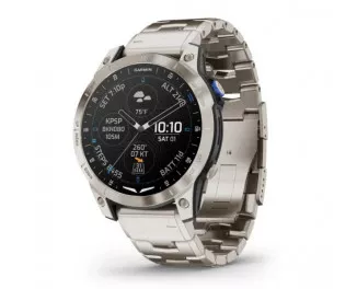 Смарт-часы GARMIN D2 Mach 1 Aviator Smartwatch with Vented Titanium Bracelet (010-02582-50/51)