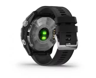 Смарт-годинник GARMIN Descent Mk2 Stainless Steel with Black Band (010-02132-00/10)