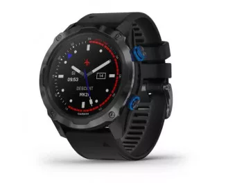 Смарт-часы GARMIN Descent Mk2i Titanium Carbon Gray DLC with Black Band (010-02132-01/11)