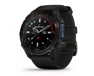 Смарт-часы GARMIN Descent Mk3i 51mm Carbon Gray DLC Titanium with Black Silicone Band (010-02752-10/11)