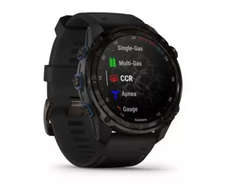 Смарт-часы GARMIN Descent Mk3i 51mm Carbon Gray DLC Titanium with Black Silicone Band (010-02752-10/11)