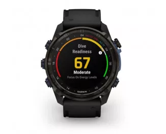 Смарт-часы GARMIN Descent Mk3i 51mm Carbon Gray DLC Titanium with Black Silicone Band (010-02752-10/11)