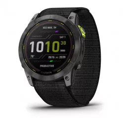 Смарт-часы GARMIN Enduro 2 Sapphire Carbon Gray DLC Titanium with Black UltraFit Nylon Strap (010-02754-13)