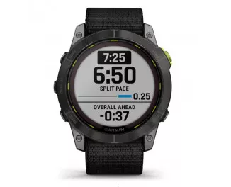 Смарт-часы GARMIN Enduro 2 Sapphire Carbon Gray DLC Titanium with Black UltraFit Nylon Strap (010-02754-13)
