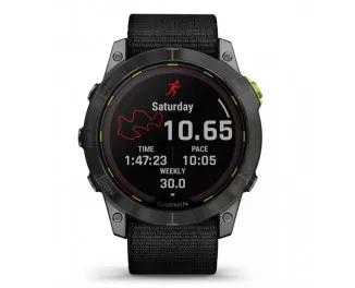 Смарт-часы GARMIN Enduro 2 Sapphire Carbon Gray DLC Titanium with Black UltraFit Nylon Strap (010-02754-13)