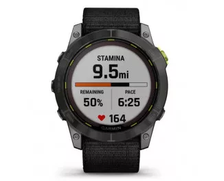 Смарт-часы GARMIN Enduro 2 Sapphire Carbon Gray DLC Titanium with Black UltraFit Nylon Strap (010-02754-13)
