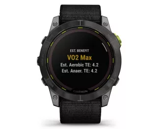 Смарт-часы GARMIN Enduro 2 Sapphire Carbon Gray DLC Titanium with Black UltraFit Nylon Strap (010-02754-13)