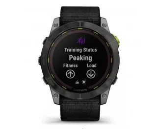 Смарт-часы GARMIN Enduro 2 Sapphire Carbon Gray DLC Titanium with Black UltraFit Nylon Strap (010-02754-13)