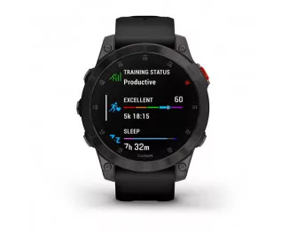 Смарт-годинник GARMIN Epix (Gen 2) Sapphire - Black Titanium (010-02582-11)