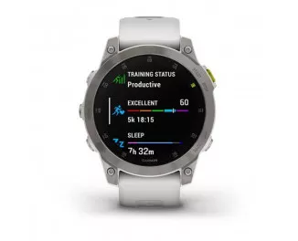 Смарт-годинник GARMIN Epix (Gen 2) Sapphire - White Titanium (010-02582-21)