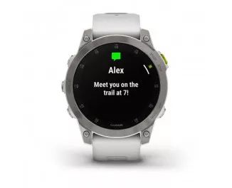 Смарт-годинник GARMIN Epix (Gen 2) Sapphire - White Titanium (010-02582-21)