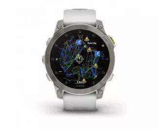 Смарт-годинник GARMIN Epix (Gen 2) Sapphire - White Titanium (010-02582-21)