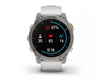 Смарт-годинник GARMIN Epix (Gen 2) Sapphire - White Titanium (010-02582-21)