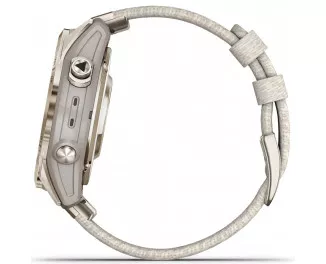 Смарт-годинник GARMIN Epix Pro (Gen 2) Sapphire 42mm Soft Gold w. Cream H. Nylon Band (010-02802-20)