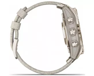 Смарт-годинник GARMIN Epix Pro (Gen 2) Sapphire 42mm Soft Gold w. Cream H. Nylon Band (010-02802-20)