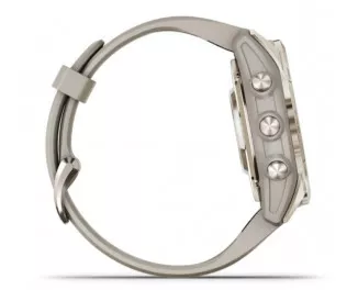 Смарт-часы GARMIN Epix Pro (Gen 2) Sapphire 42mm Soft Gold w. Light S. Band (010-02802-10/11)