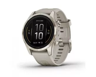 Смарт-часы GARMIN Epix Pro (Gen 2) Sapphire 42mm Soft Gold w. Light S. Band (010-02802-11)