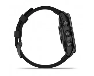 Смарт-годинник GARMIN Epix Pro (Gen 2) Sapphire 47mm Carbon G. DLC Tit. with B. Leather Band (010-02803-30)