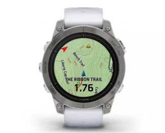 Смарт-годинник GARMIN Epix Pro (Gen 2) Sapphire 47mm Titanium w. Whitestone Band (010-02803-20/21)