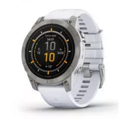 Смарт-часы GARMIN Epix Pro (Gen 2) Sapphire 47mm Titanium w. Whitestone Band (010-02803-21)
