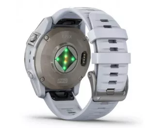 Смарт-часы GARMIN Epix Pro (Gen 2) Sapphire 47mm Titanium w. Whitestone Band (010-02803-21)
