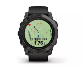 Смарт-годинник GARMIN Epix Pro (Gen 2) Sapphire 51mm Carbon G. DLC Tit. with Black Band (010-02804-01)