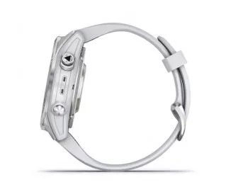 Смарт-годинник GARMIN Epix Pro (Gen 2) Standard Edition | 42 mm Silver with Whitestone Band (010-02802-01)