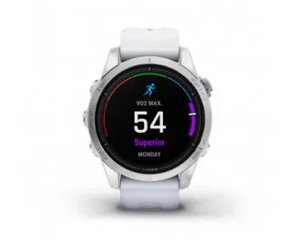 Смарт-годинник GARMIN Epix Pro (Gen 2) Standard Edition | 42 mm Silver with Whitestone Band (010-02802-01)