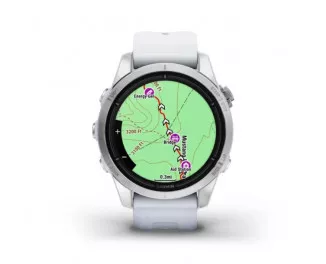 Смарт-годинник GARMIN Epix Pro (Gen 2) Standard Edition | 42 mm Silver with Whitestone Band (010-02802-01)