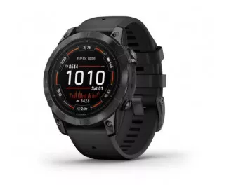 Смарт-часы GARMIN Epix Pro (Gen 2) Standard Edition | 47 mm Slate Gray with Black Band (010-02803-01)