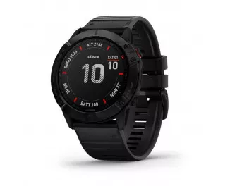 Смарт-часы GARMIN Fenix 6X Pro Black with Black Band (010-02157-01/00)