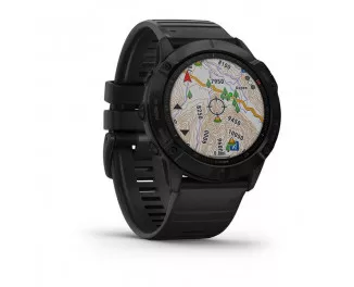 Смарт-часы GARMIN Fenix 6X Pro Black with Black Band (010-02157-01/00)