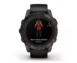 Смарт-годинник GARMIN Fenix 7 Pro Sapphire Solar Carbon G. DLC Tit. with Black Band (010-02777-10/11)