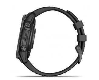 Смарт-годинник GARMIN Fenix 7 Pro Sapphire Solar Carbon G. DLC Tit. with Black Band (010-02777-10/11)