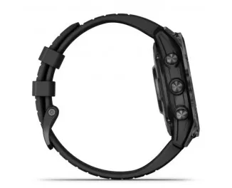 Смарт-годинник GARMIN Fenix 7 Pro Sapphire Solar Carbon G. DLC Tit. with Black Band (010-02777-10/11)