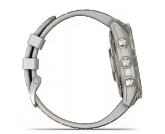 Смарт-годинник GARMIN Fenix 7 Pro Sapphire Solar Titanium w. Fog Gray/Ember O. Band (010-02777-20/21)