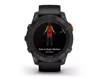 Смарт-годинник GARMIN Fenix 7 Pro Solar Slate Gray w. Black Band (010-02777-00/01)
