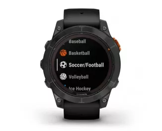 Смарт-годинник GARMIN Fenix 7 Pro Solar Slate Gray w. Black Band (010-02777-00/01)
